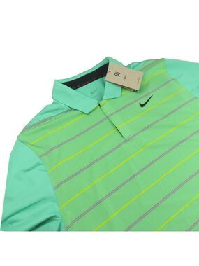 Nike Dri-FIT Tiger Woods Golf Polo Shirt Mens Size Large Green NEW
